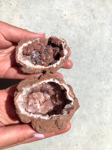 Pink Amethyst Whole Geode 010