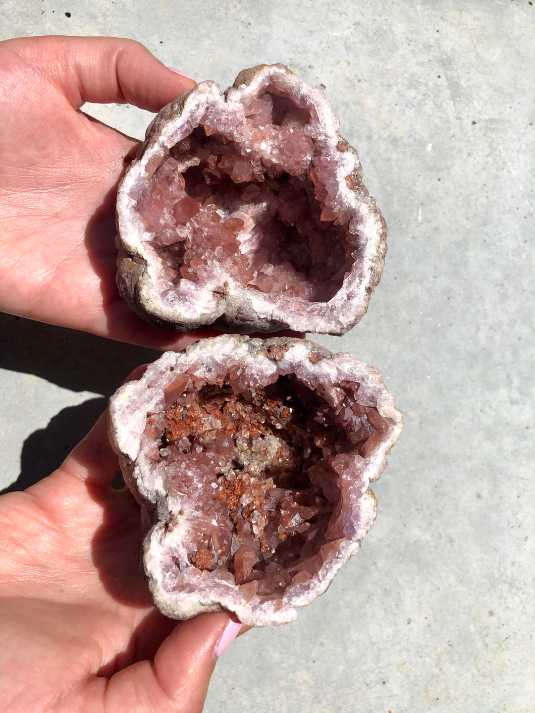 Pink Amethyst Whole Geode 003