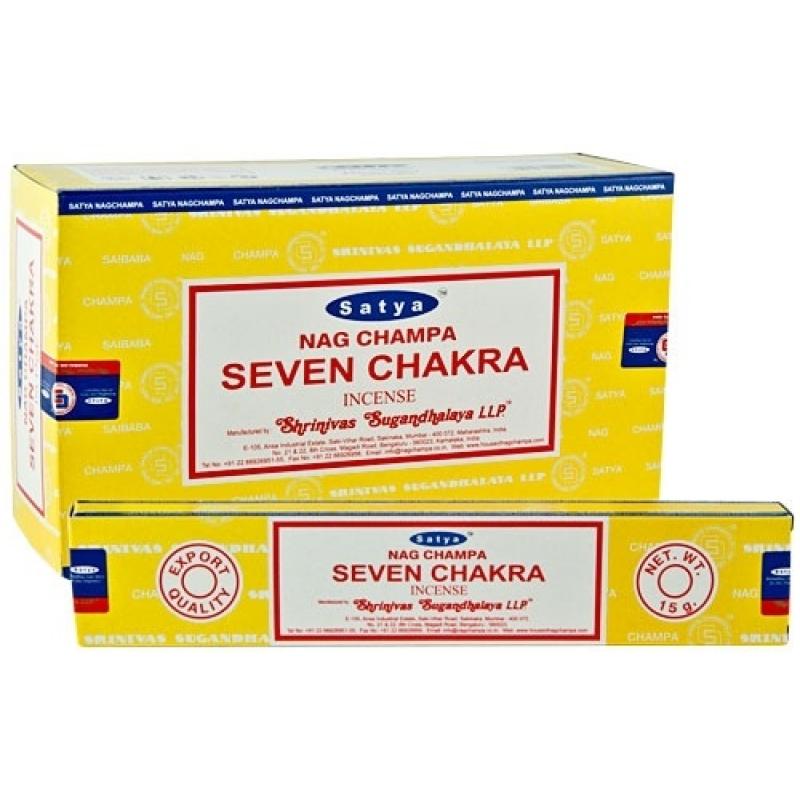 Satya SEVEN CHAKRA Incense