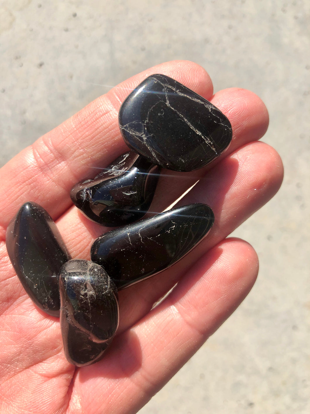 Black Tourmaline - Tumbled Stone