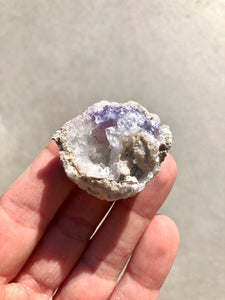 Chalcedony & Fluorite Geode 001
