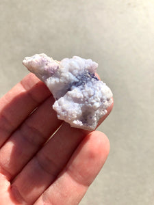 Chalcedony & Fluorite Geode 018