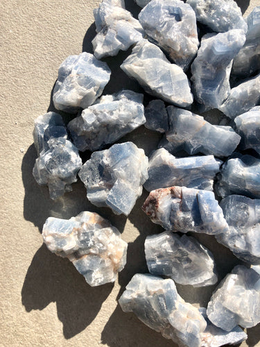 Medium Blue Calcite Rough Chunk