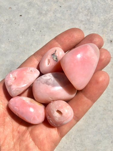 Pink Opal - Tumbled Stone