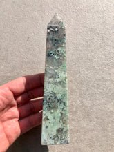 Load image into Gallery viewer, Chrysocolla Quartz Tower 003