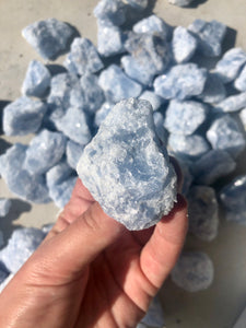 Small Blue Calcite Rough Chunk