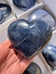 Lazulite Polished Heart 004