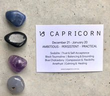 Load image into Gallery viewer, Capricorn Zodiac Crystal Kit