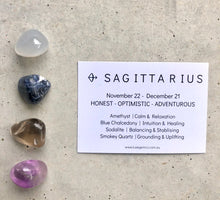 Load image into Gallery viewer, Sagittarius Zodiac Crystal Kit