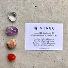 Load image into Gallery viewer, Virgo Zodiac Crystal Kit