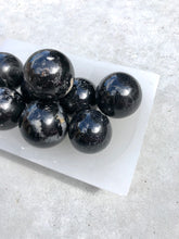 Load image into Gallery viewer, Black Tourmaline Sphere - Intuitively Selected